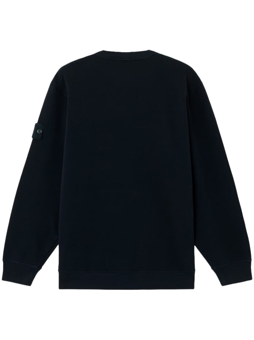Stone Island Relaxed Fit Shrunken Crew Neck Sweater