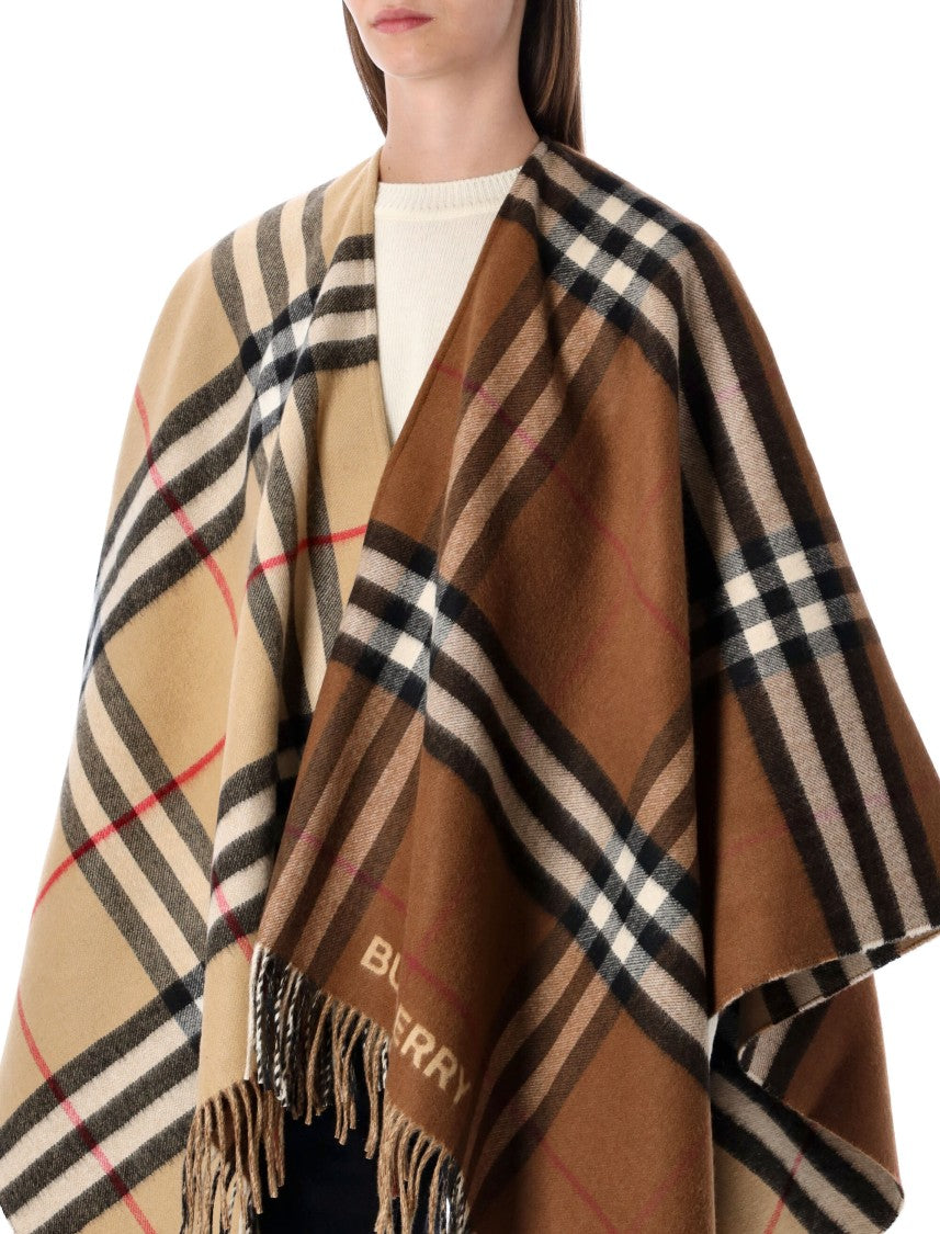 Burberry St Gnt Chk Cen Splt Cp
