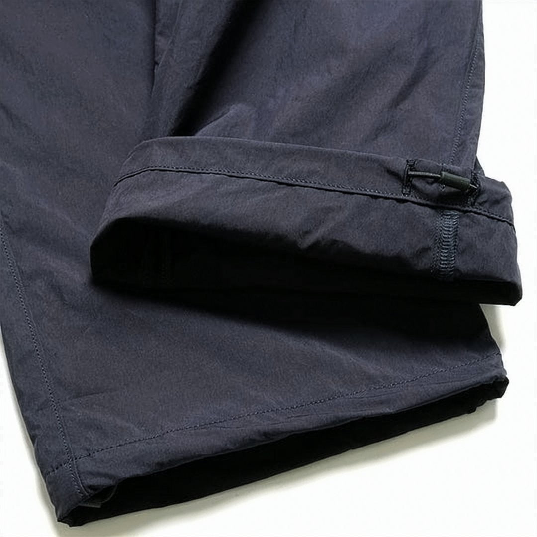 Kaptain Sunshine Relaxed Fit Black Silk Straight Pants