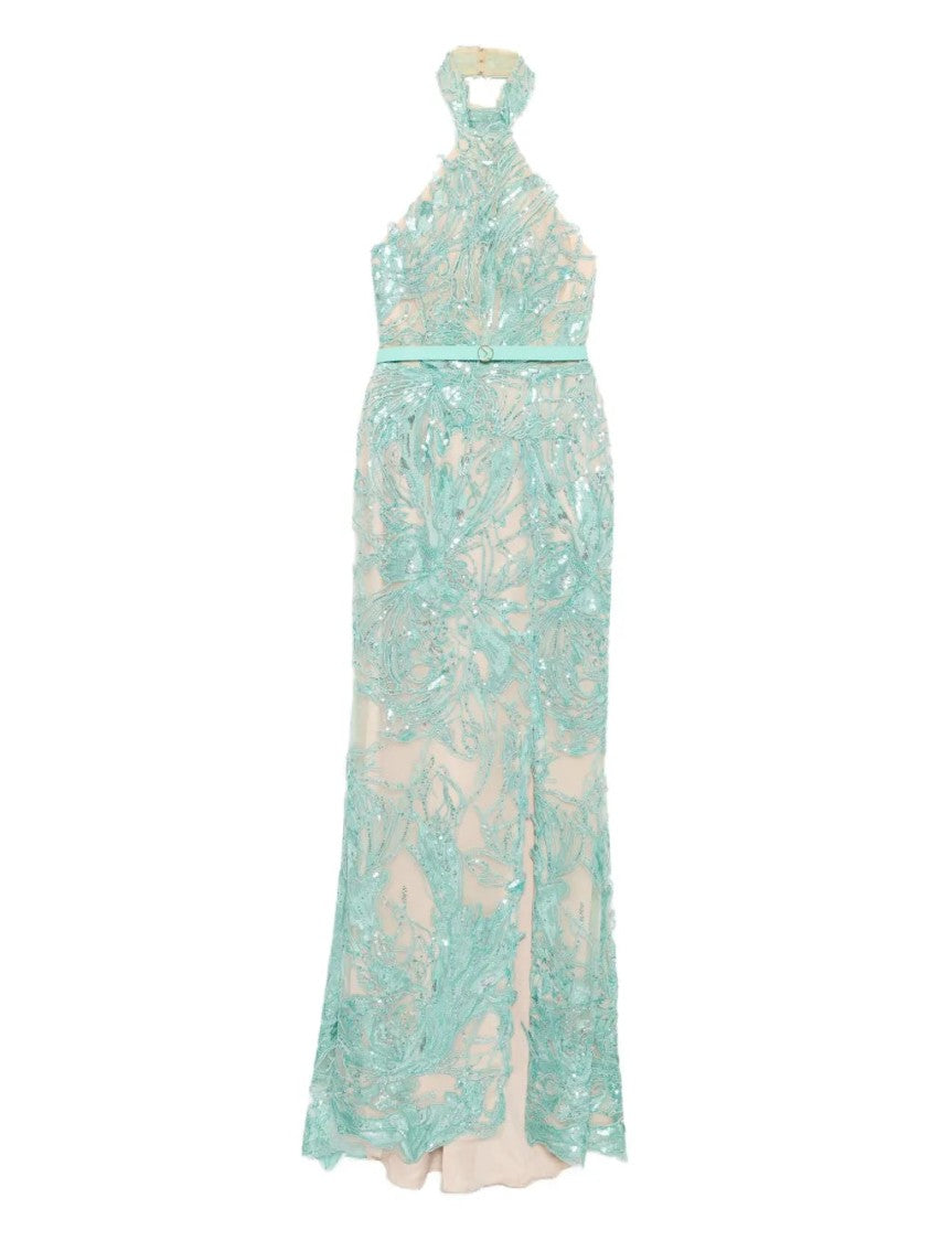 Saiid Kobeisy Embroidered Long Dress