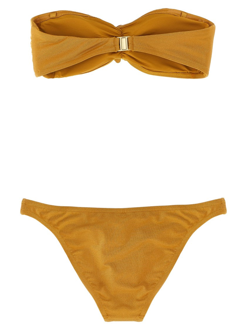 Zimmermann Lucky Bandeau Flower' Bikini