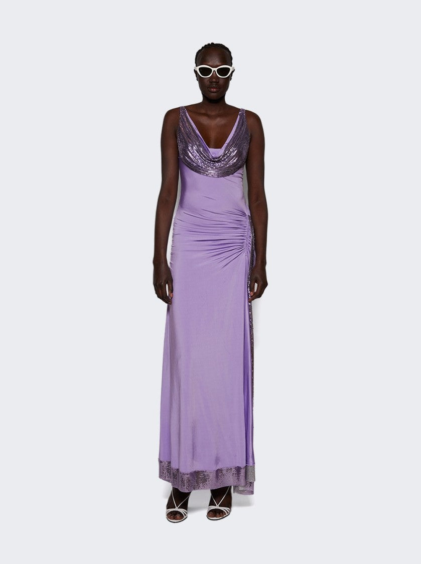Rabanne Long Dress Lavender