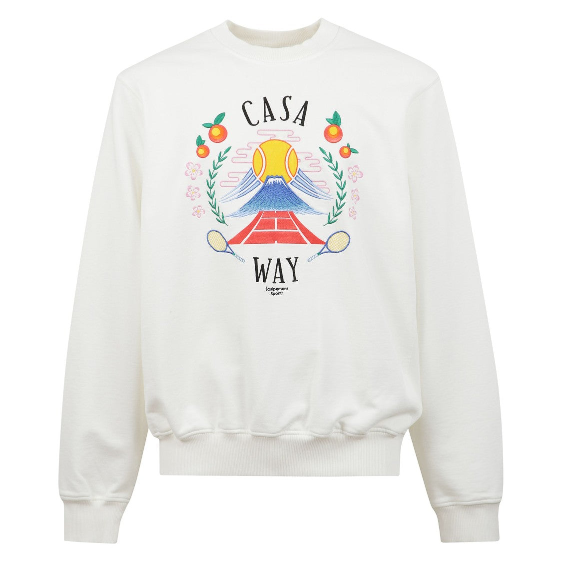 Casablanca Crewneck Embroidered Sweatshirt