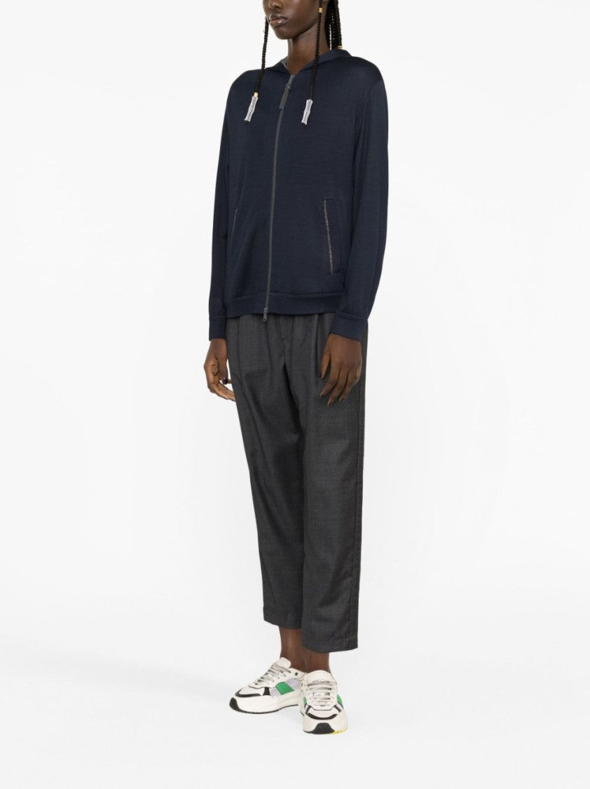 Brunello Cucinelli Cotton And Silk Sweatshirt