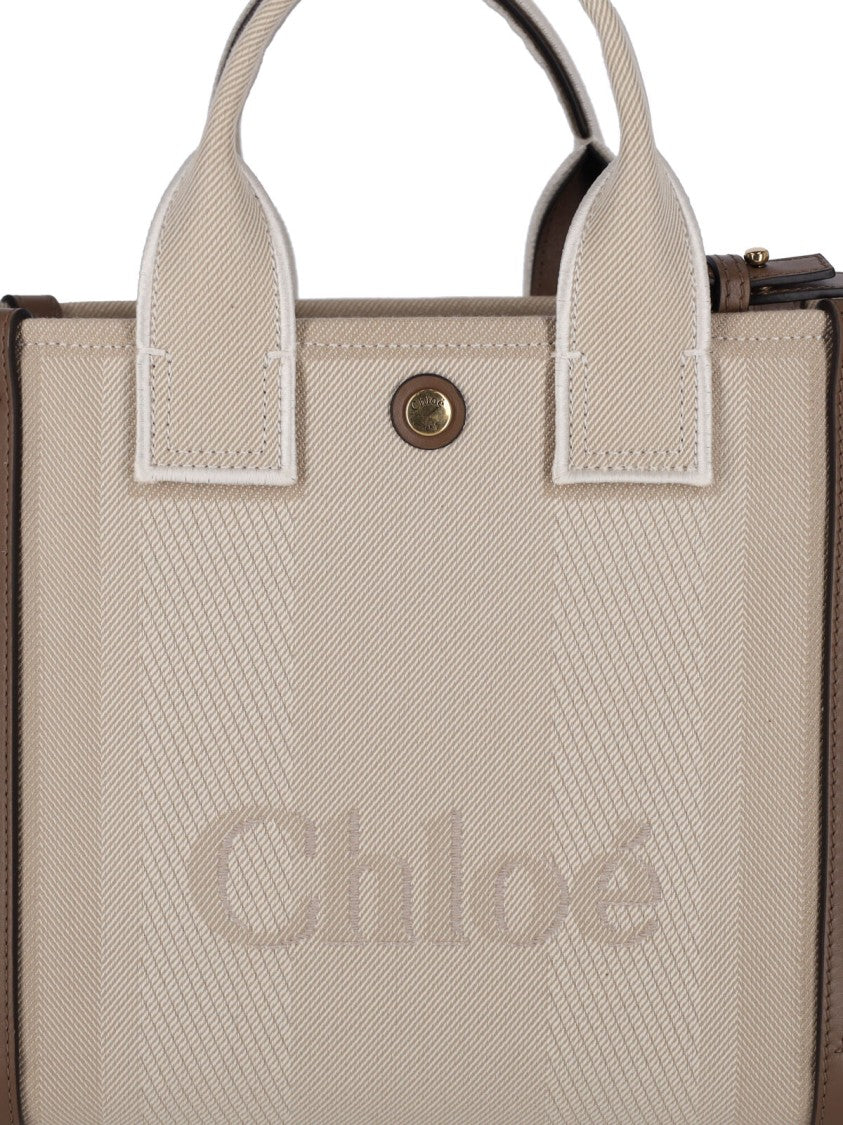 Chloé Carry Small Tote Bag – Beige