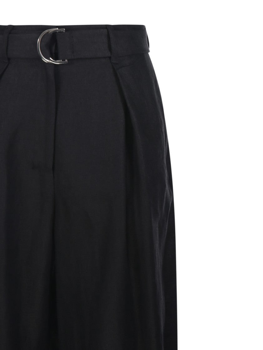 Max Mara Jane Wide Leg Belted Pants