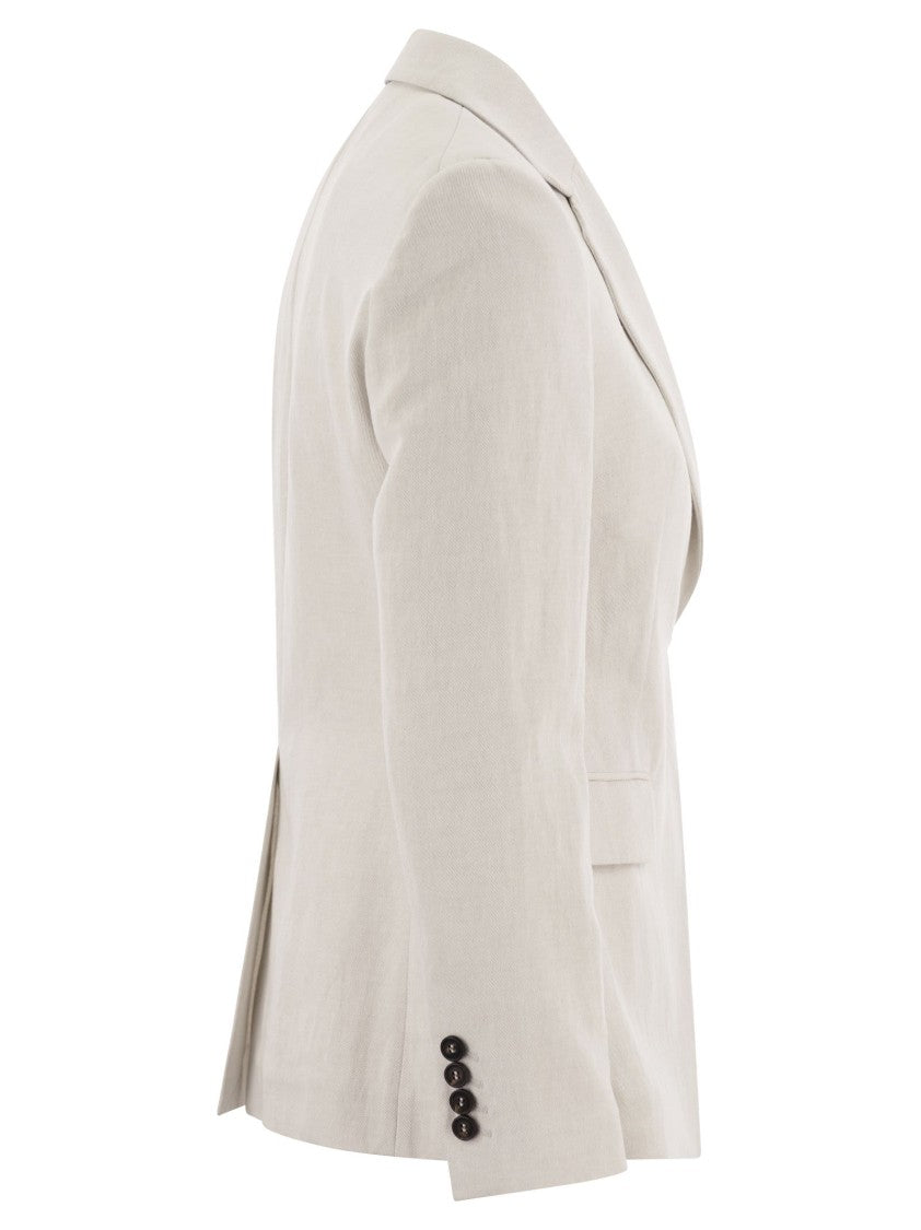 Brunello Cucinelli Cotton And Linen Jacket