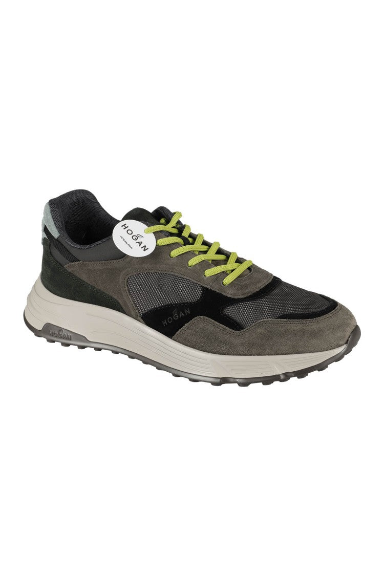 Hogan Multicolor Suede Sneaker