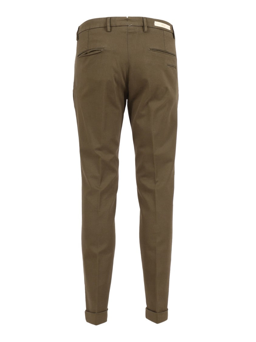 Briglia Tailored Black Formal Pants With Side Pockets