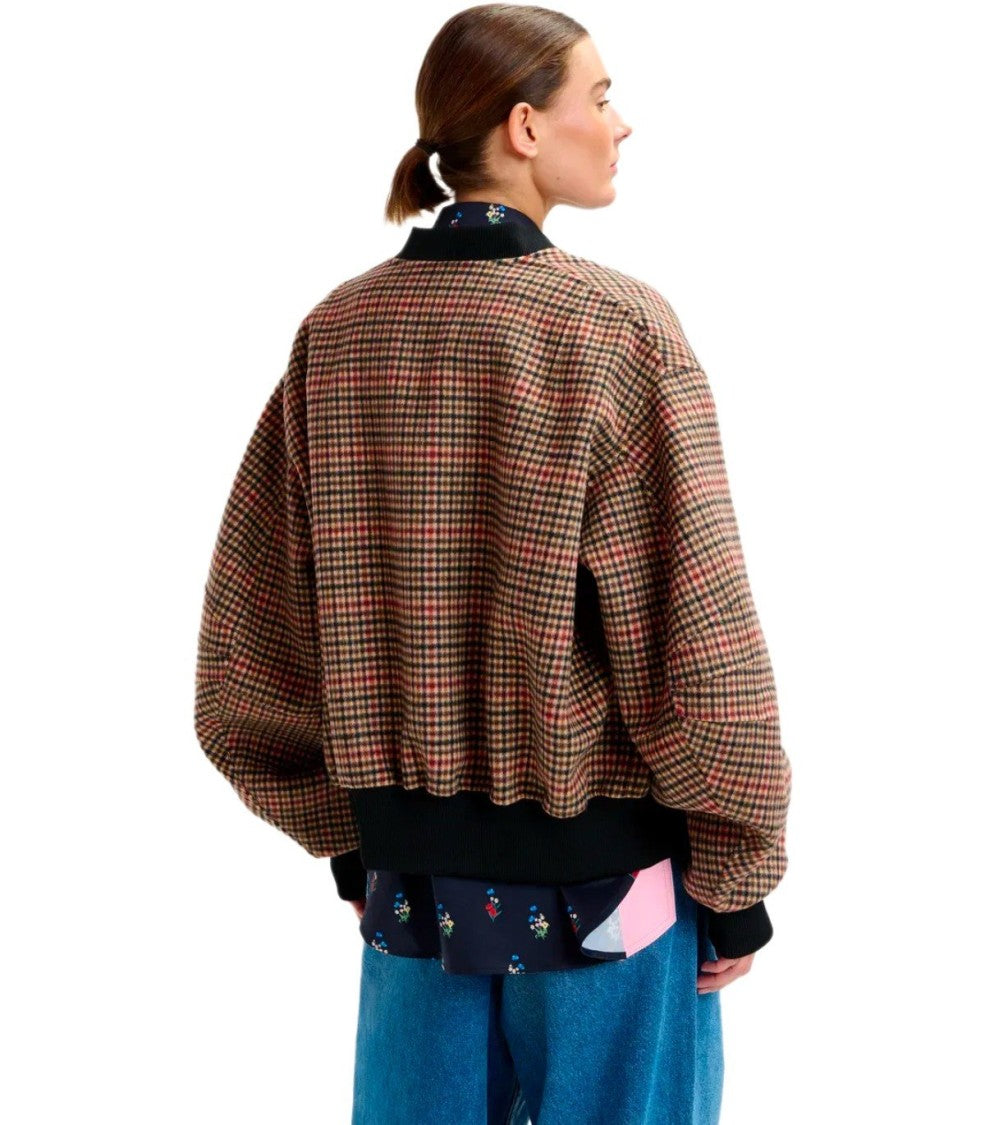Essentiel Antwerp Iti Brown Bomber Jacket