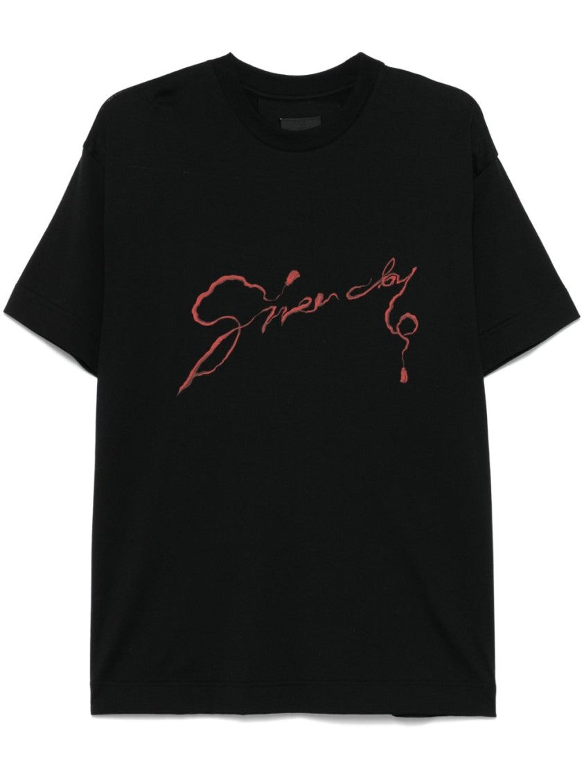 Givenchy Black Cotton Jersey T-Shirt