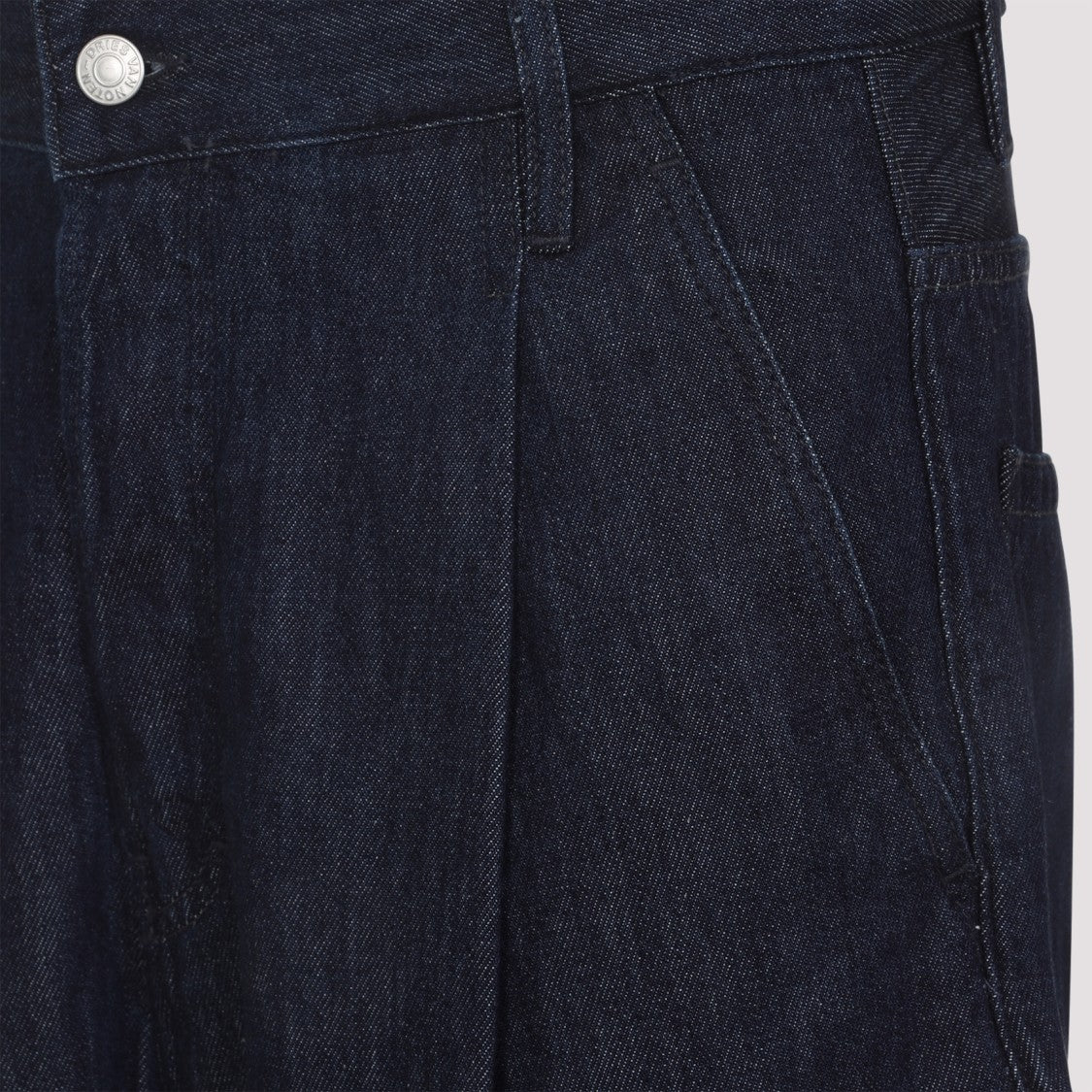 Dries Van Noten Wide-Leg High-Waist Denim Jeans