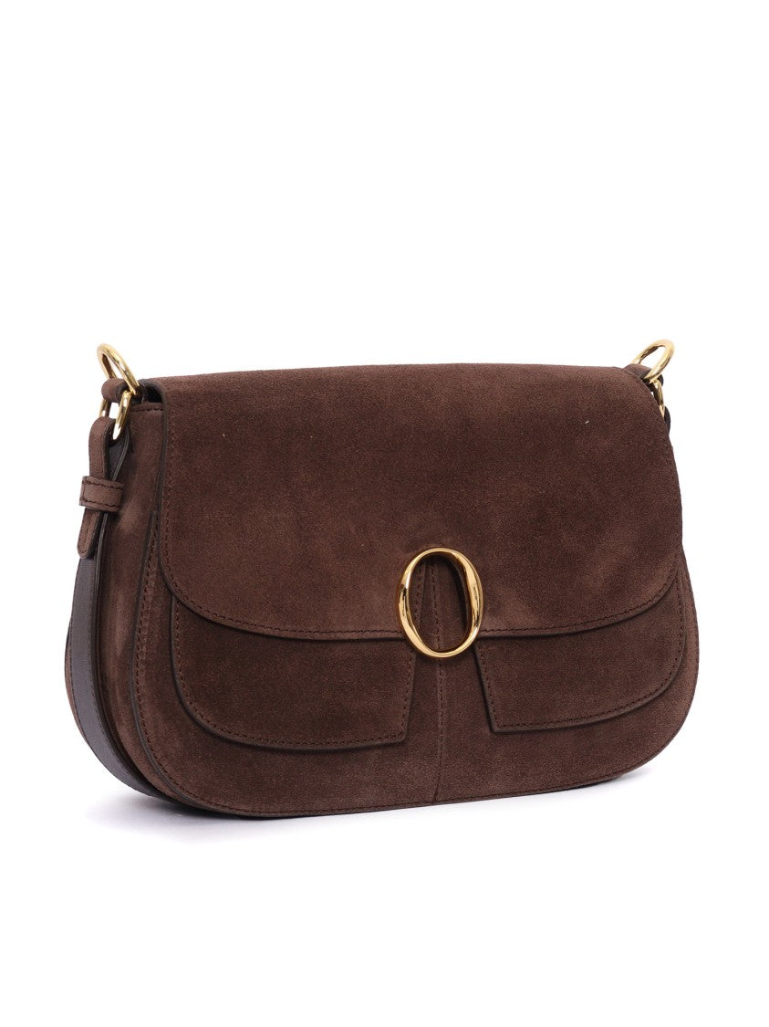 Claudio Orciani Structured Calf Leather Tote Handbag With Polished Finish