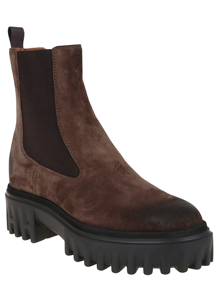 Hogan H700 Suede Chelsea Boots