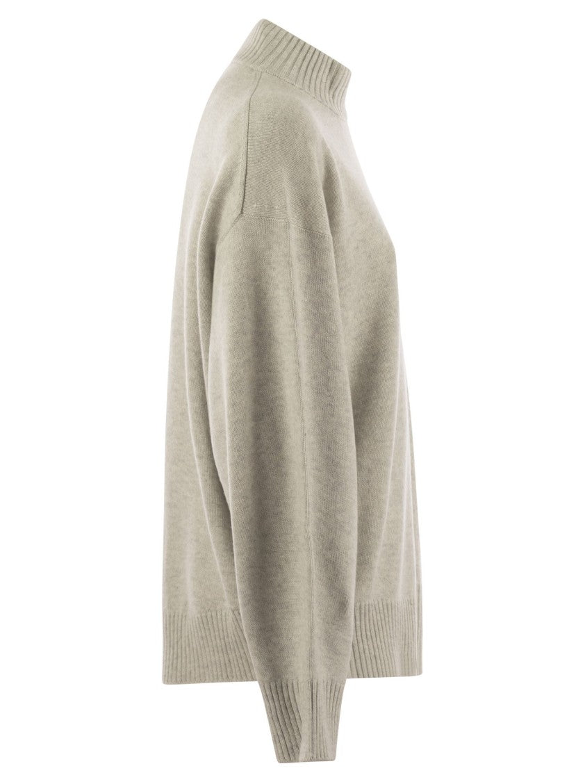 Brunello Cucinelli Cashmere Chimney Neck Sweater