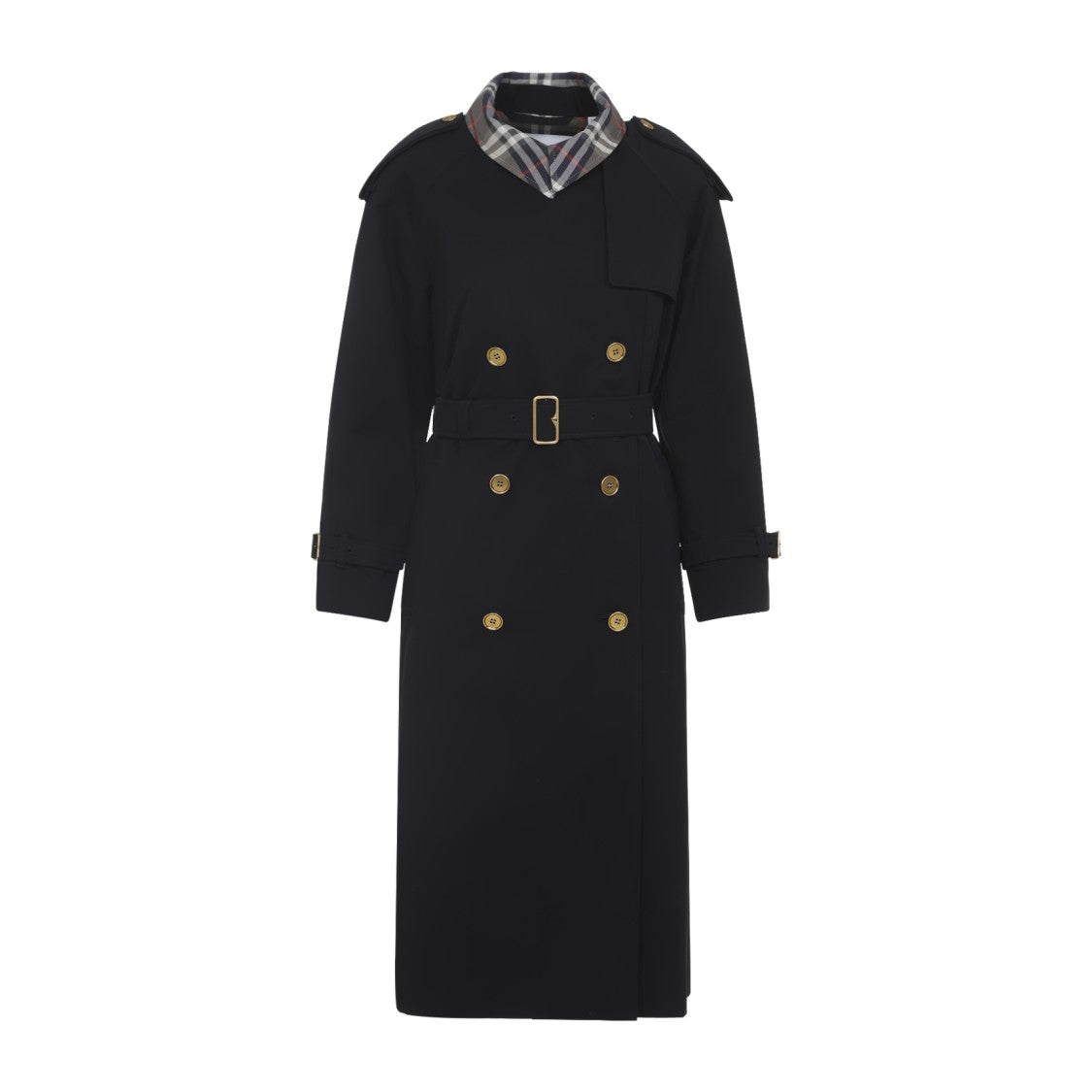 Burberry Castelford Black Cotton Trench
