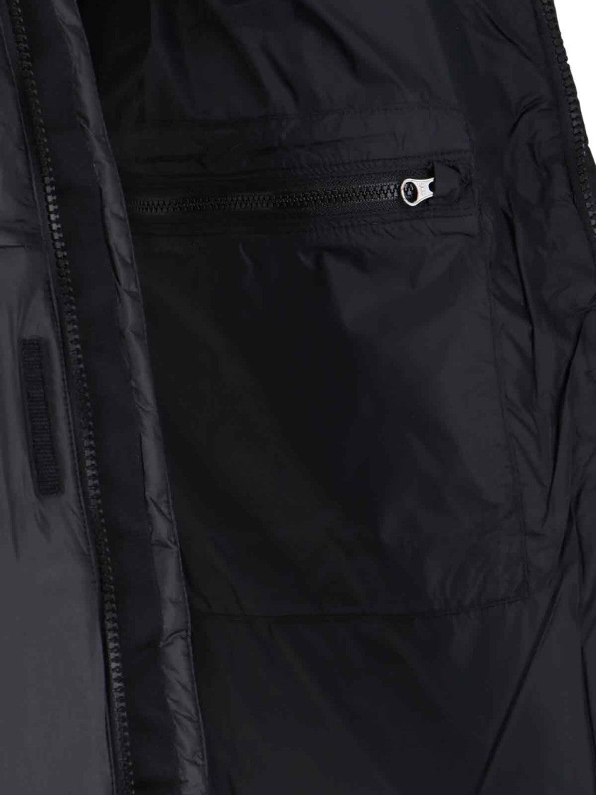 The North Face "Pertex" Padded Down Jacket, In Black Fabric