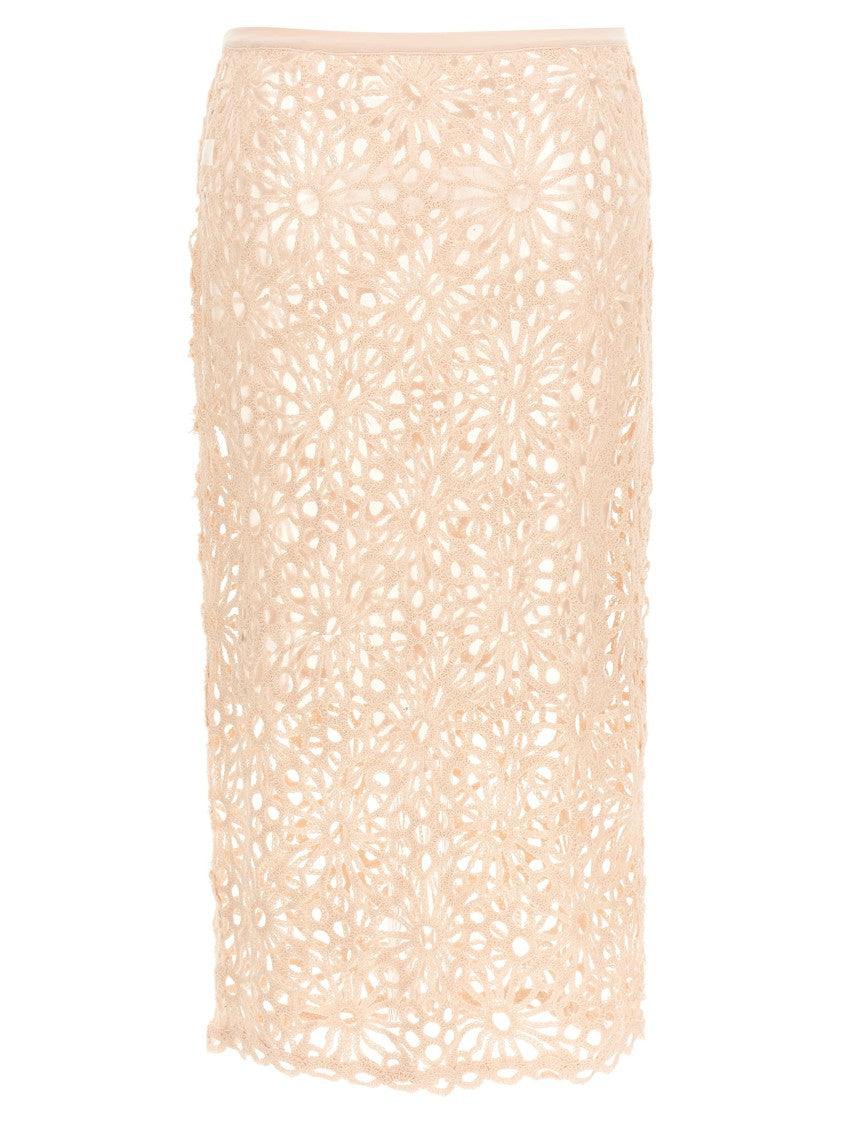 Norma Kamali 'Crochet' Skirt