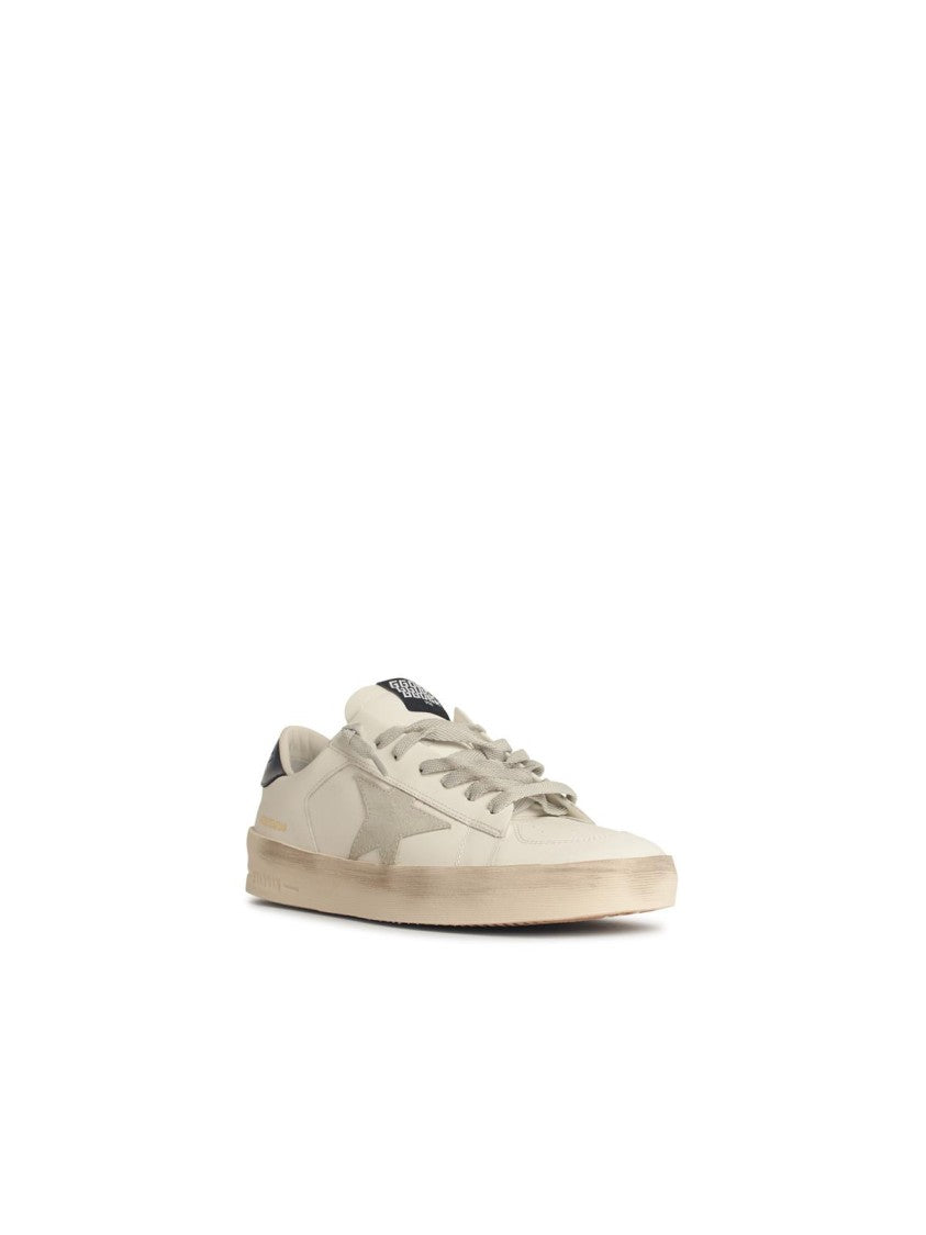Golden Goose Standard White Leather Sneakers