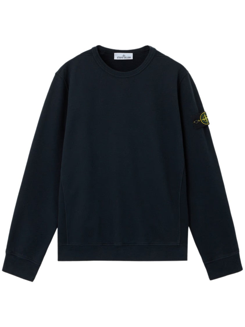 Stone Island Classic White Sweater With Design