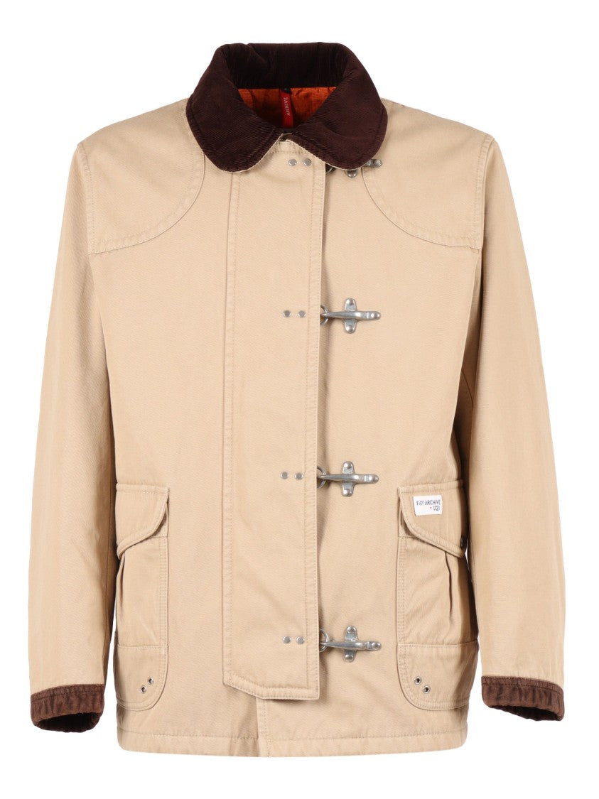 Fay 4 Hooks Archive Classic Cotton Button-Up Shirt