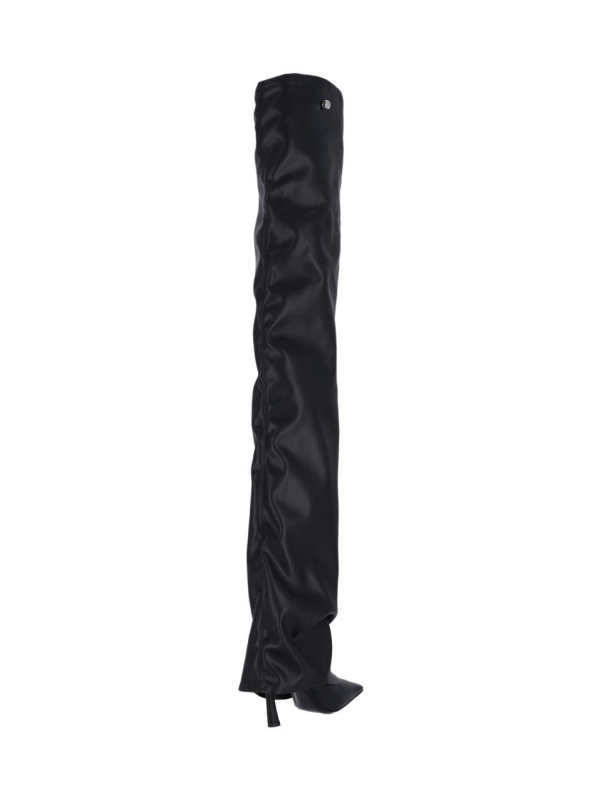 The Attico "Robin Otk" Tall Boots – Black