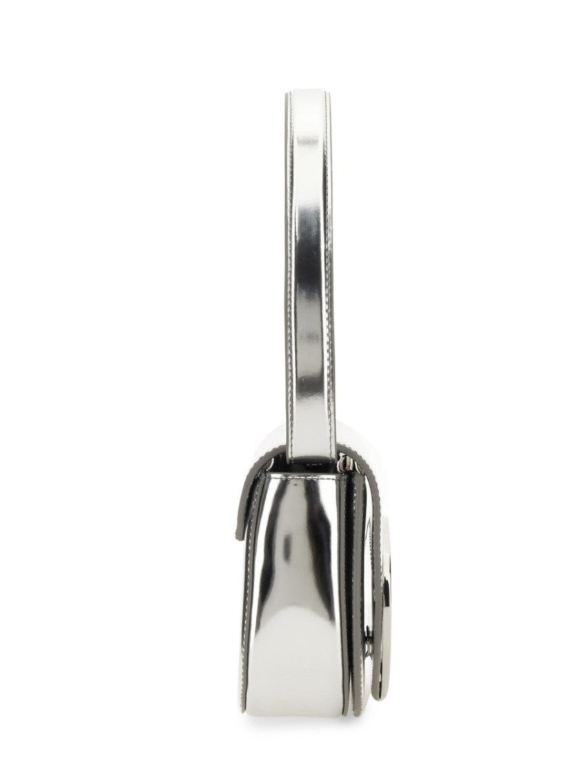 Diesel Silver Metallic Shoulder Bag