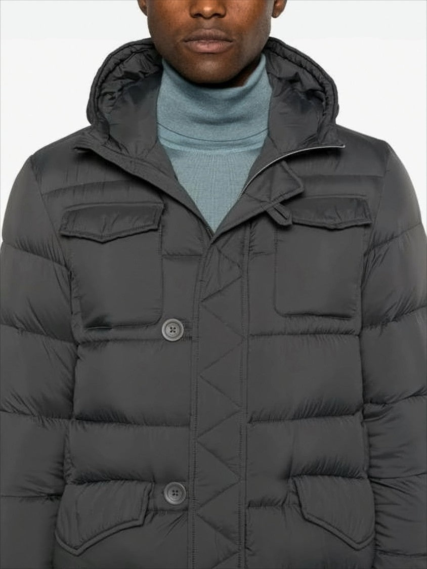Herno Matte-Finish Quilted Padded Jacket With Adjustable Cuffs