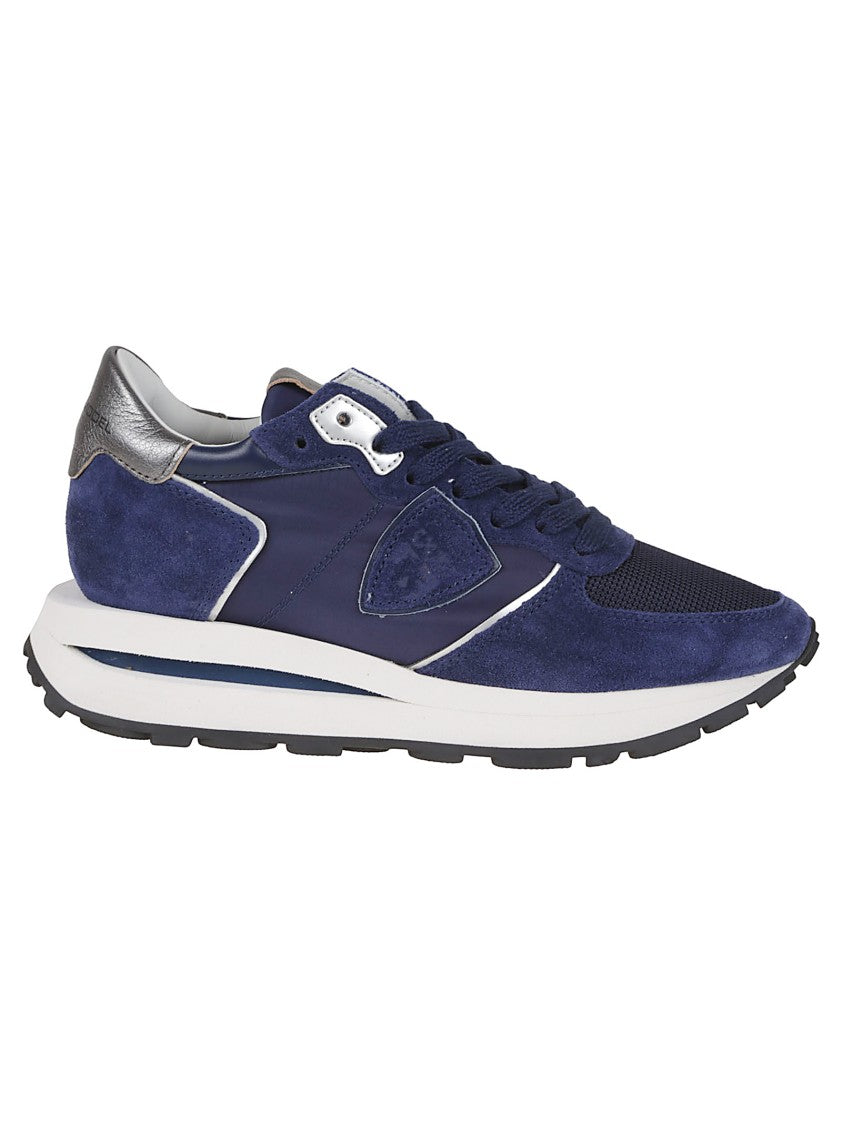 Philippe Model Calf Leather Sneakers With Textured Accents