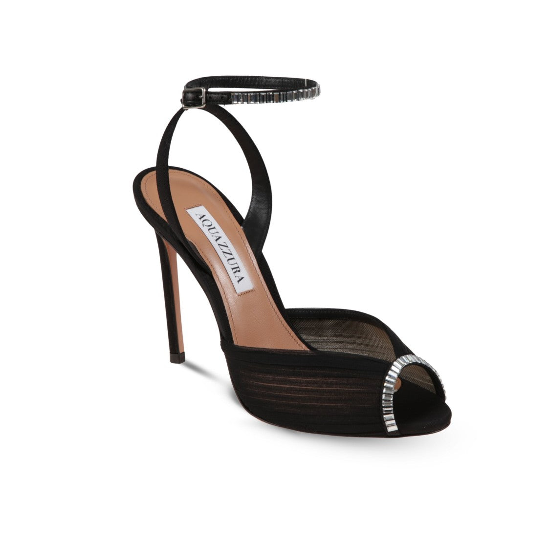 Aquazzura Be Mine Crystal Sandals