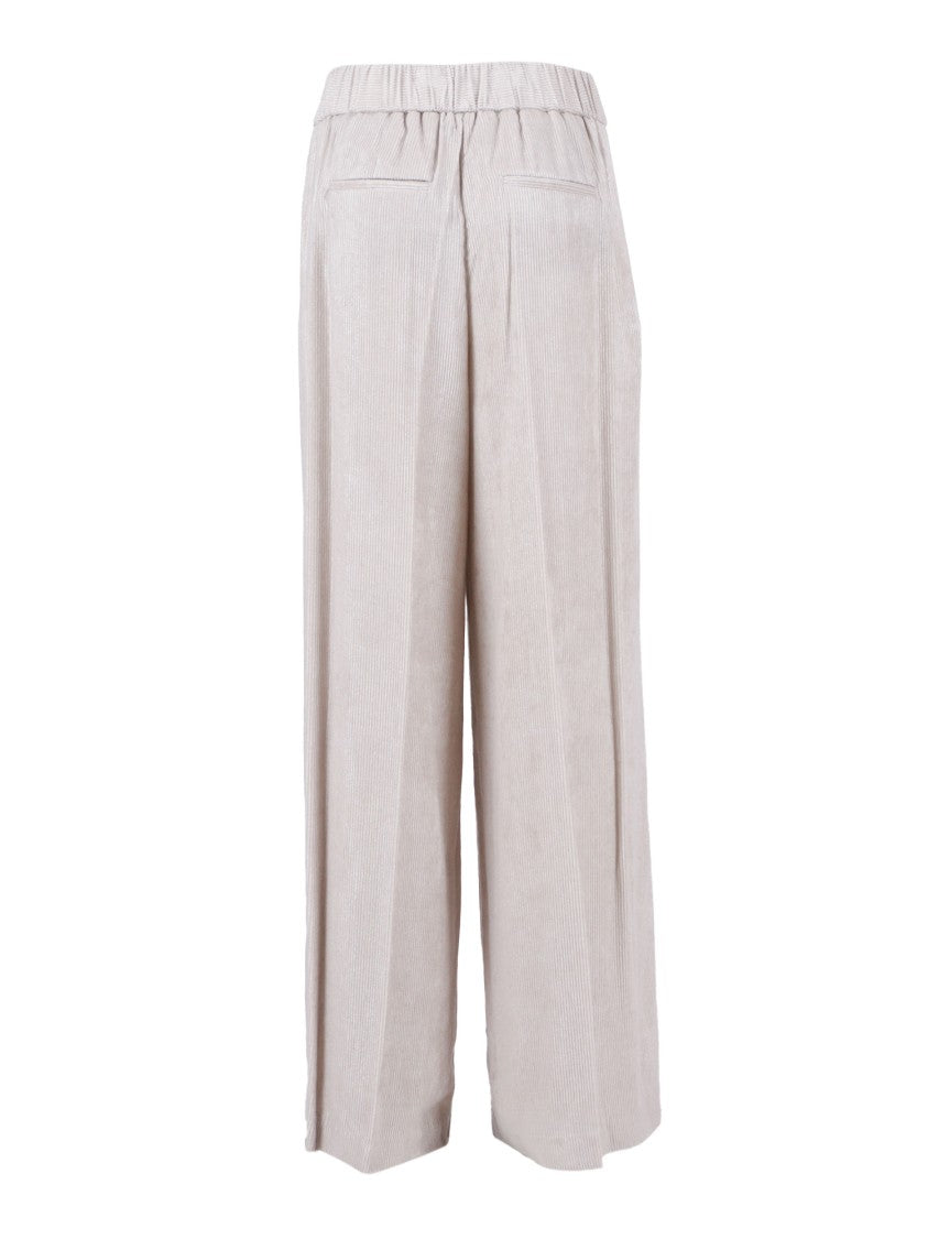 Peserico Wide-Leg Trousers With Relaxed Silhouette