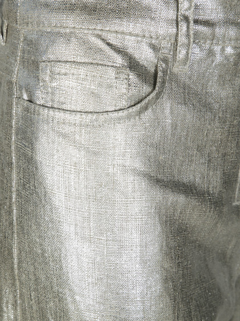 Max Mara Wide-Leg Linen Pants