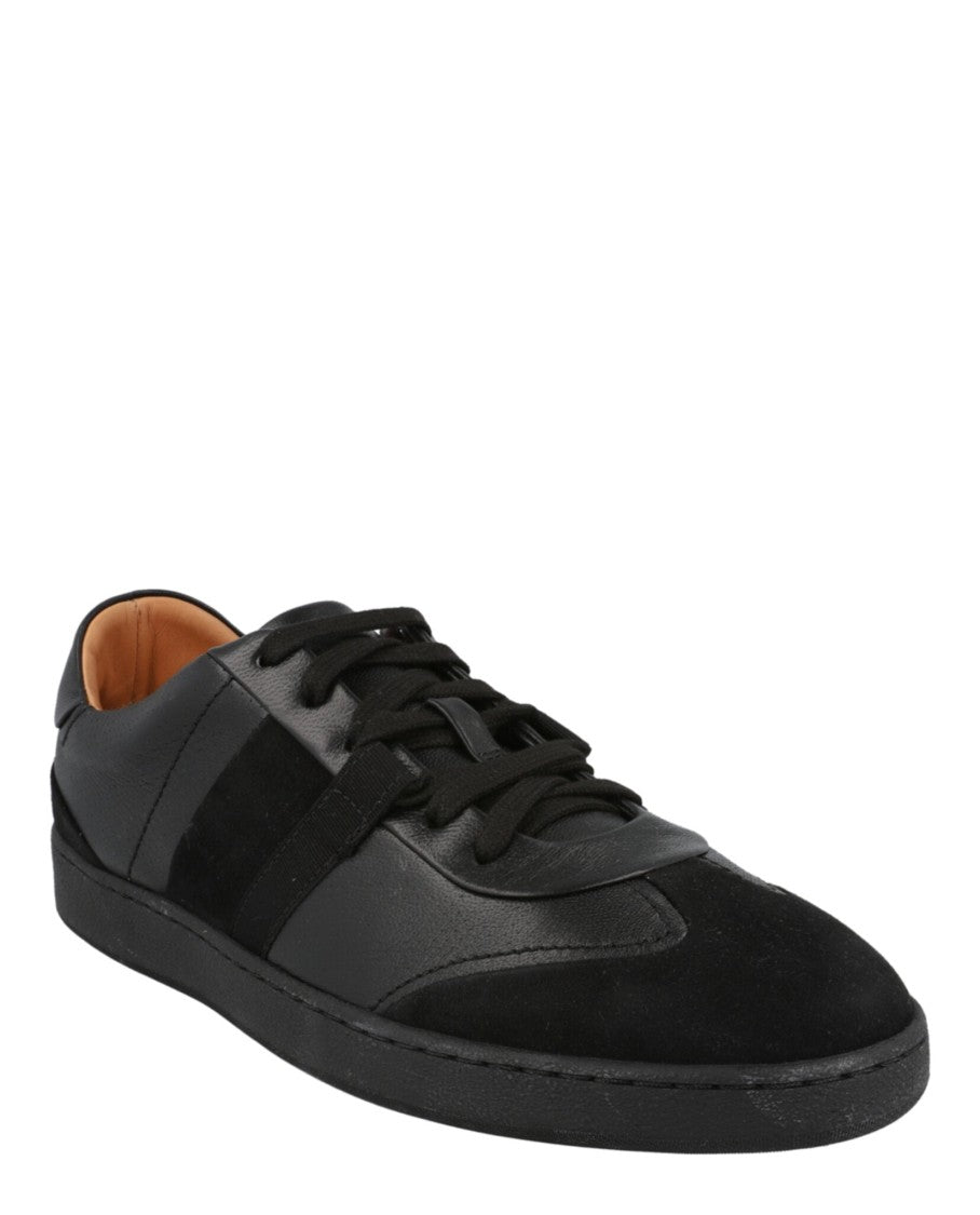Ferragamo Garda Suede & Leather Sneakers