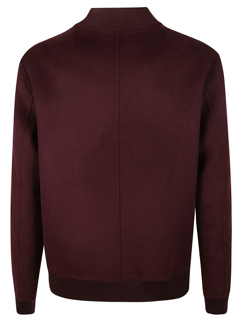 Amaranto Bordeaux Shade Minimalist Men's Jacket