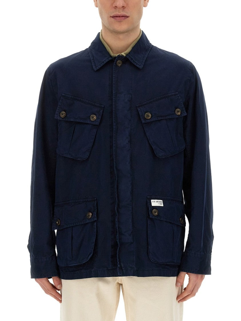 Fay Relaxed Fit Cotton Jacket