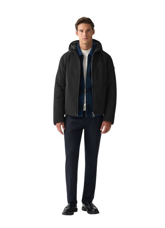 Colmar Originals Reversible Geometric V-Quilted Coat With Adjustable Hood