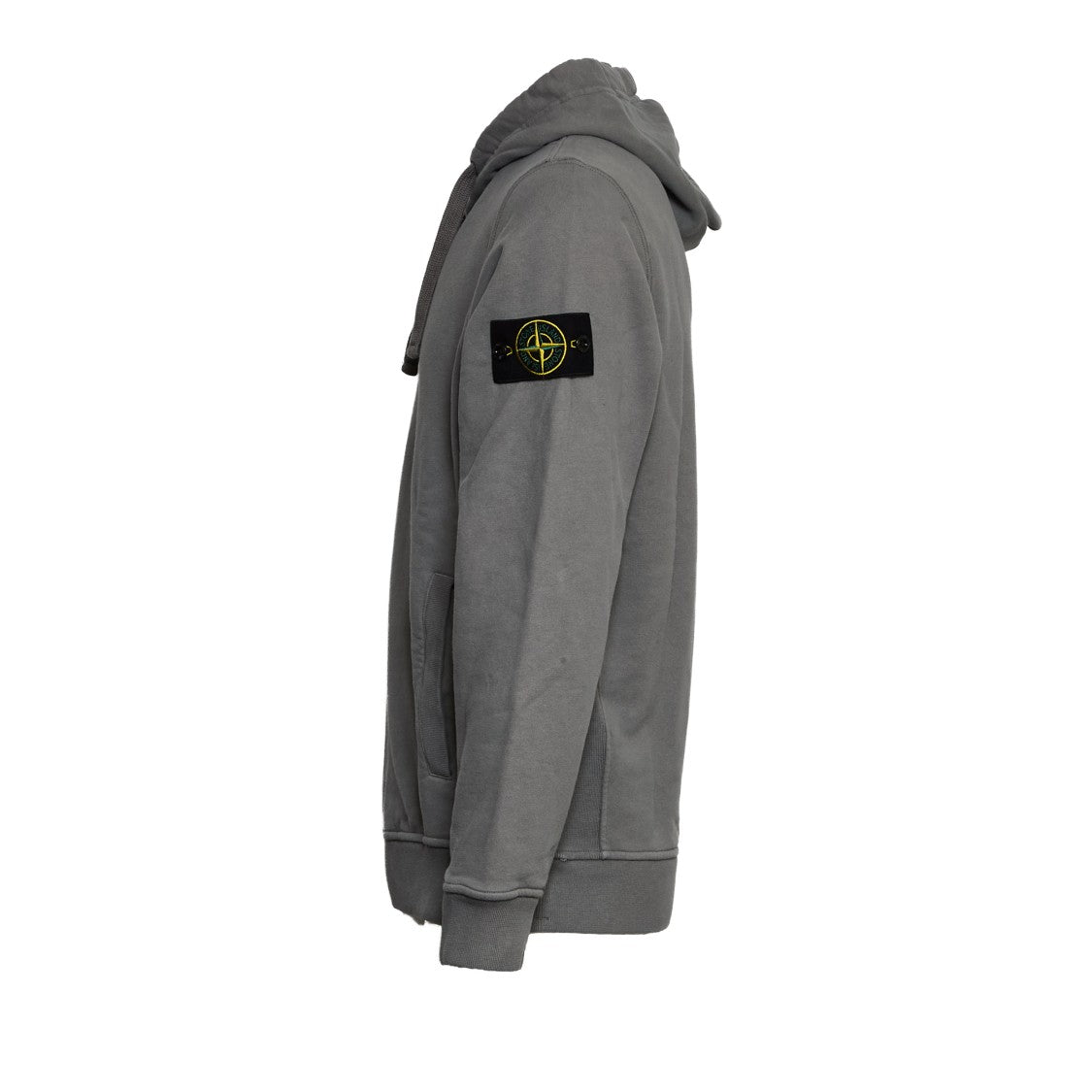 Stone Island Felpa Brushed Organic Cotton Fleece