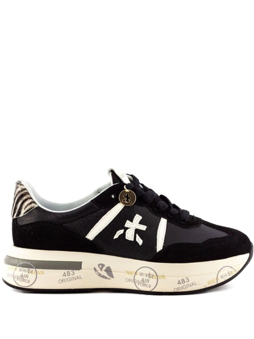 Premiata Nero Sneakers With Luxe Leather