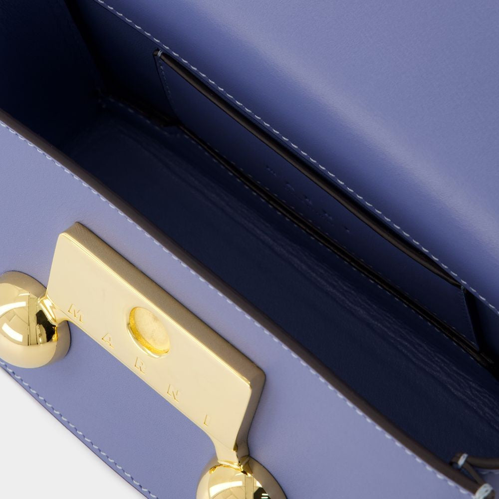 Marni Mini Shoulder Bag - Leather - Blue