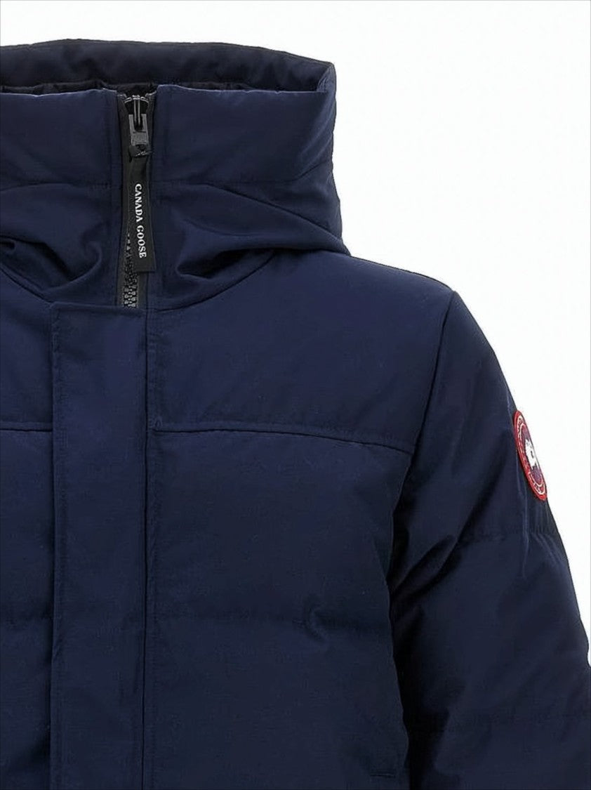 Canada Goose High Collar Padded Jacket With Concealed Zipper