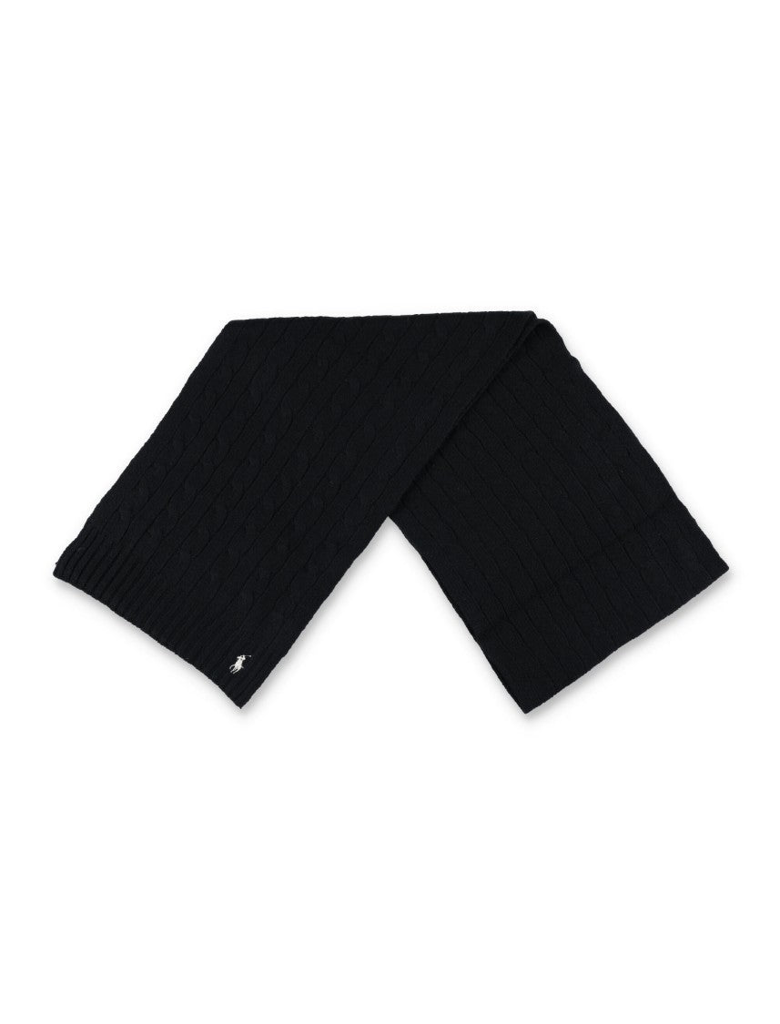 Polo Ralph Lauren Wool Cable Scarf Pony