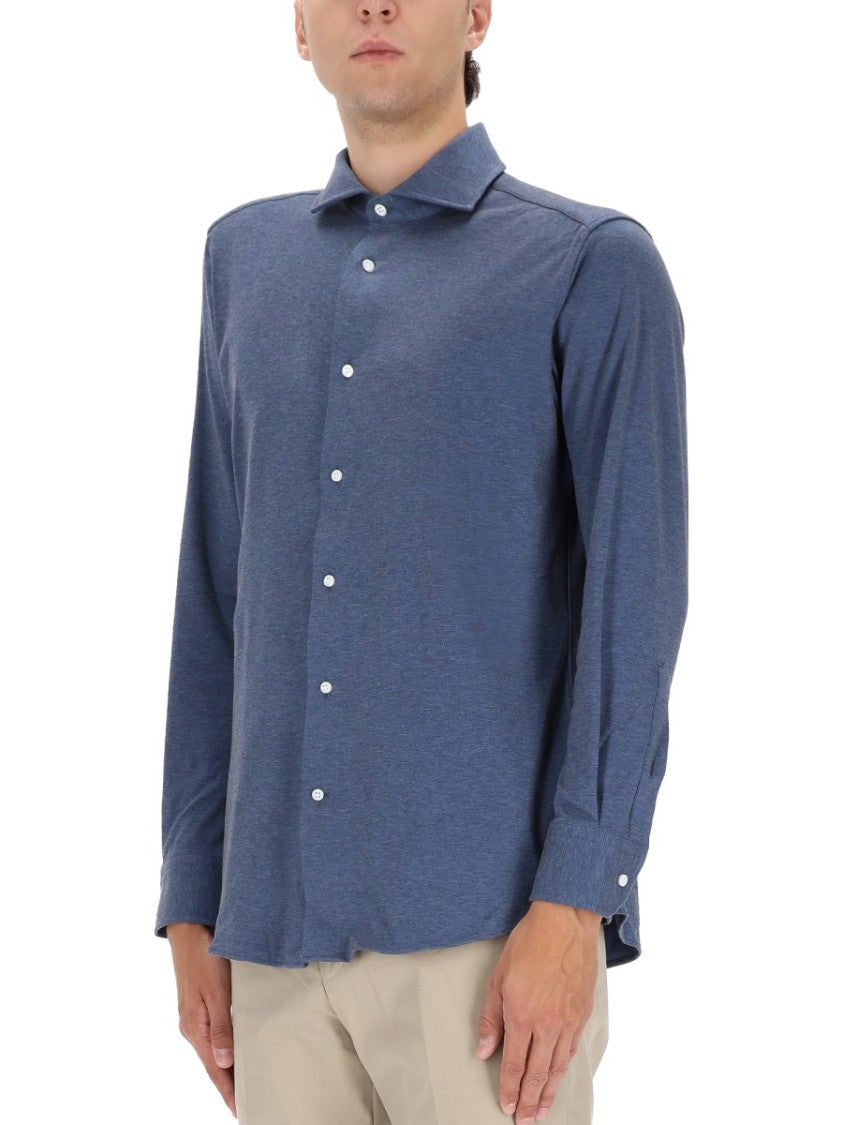 Boss Camel Long-Sleeve Button-Up Shirt