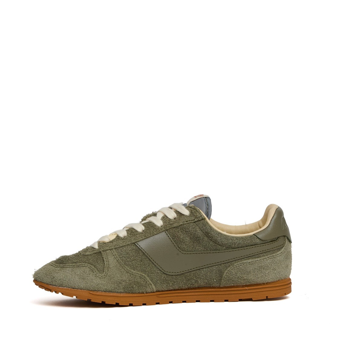 Autry Windspin Low Suede Sneakers, Moss Leather