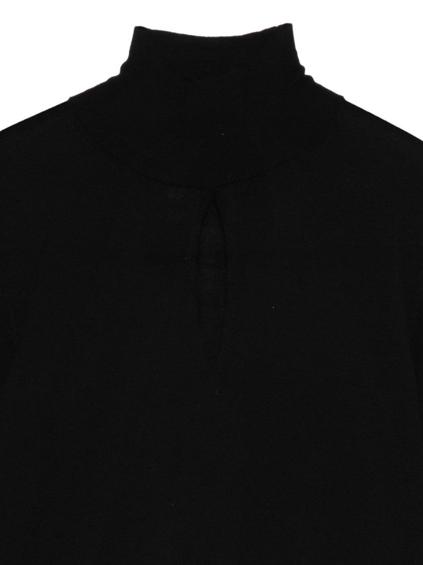 Semi Couture Balloon Sleeve Virgin Wool Sweater
