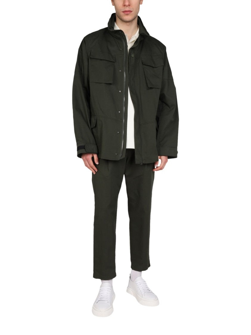 Lardini By Yosuke Aizawa Structured High Neck Jacket With Button