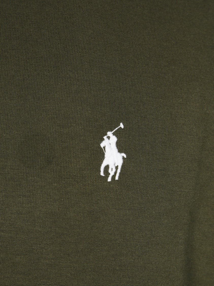 Polo Ralph Lauren Green Hoodie With Front Kangaroo Pocket