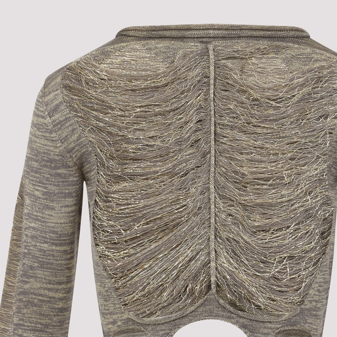 Rick Owens Tanja Ls Gold Wool Top