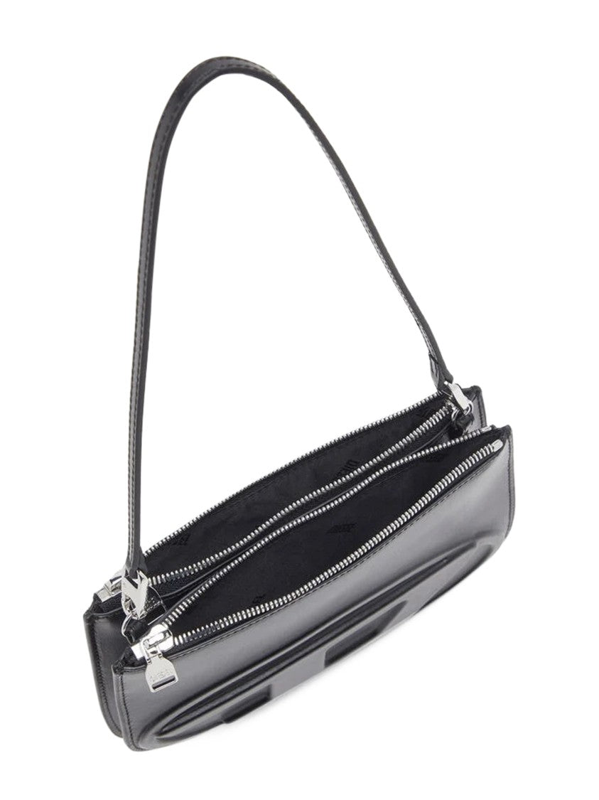 Diesel Elegant Rectangular Handbag With Distinctive Oval Design