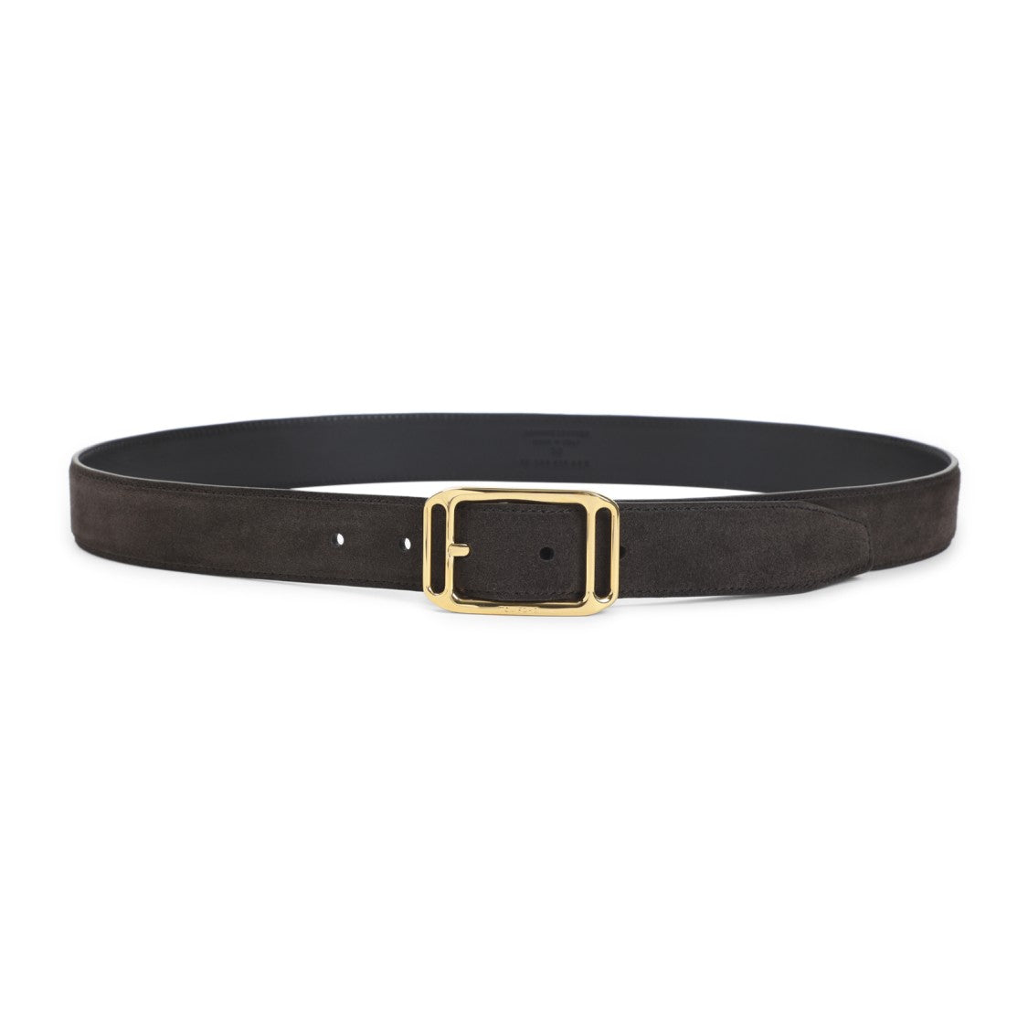Tom Ford Brown Suede Calf Leather Belt