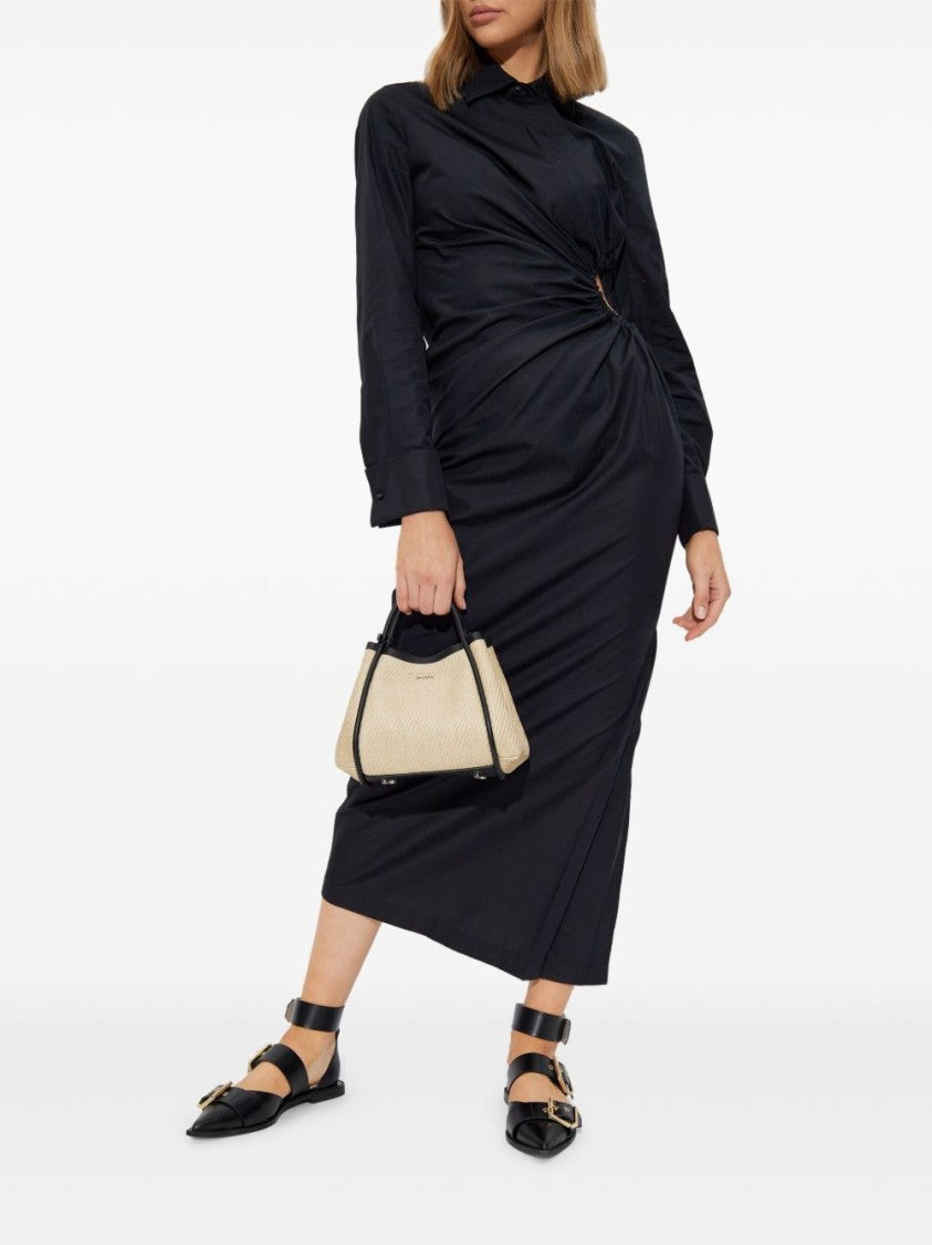 Max Mara Tailored Black Dress With Twist Detail
